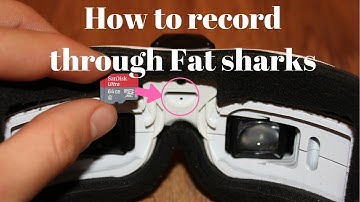 How to record through fat shark goggles (DVR)