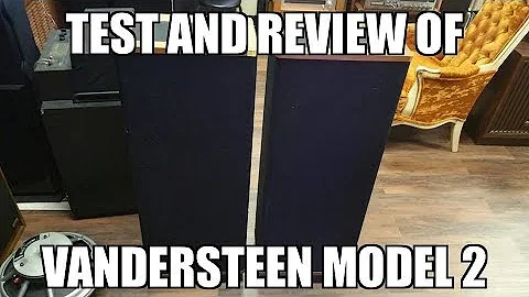 Review of the Vandersteen model 2. Any good or jus...