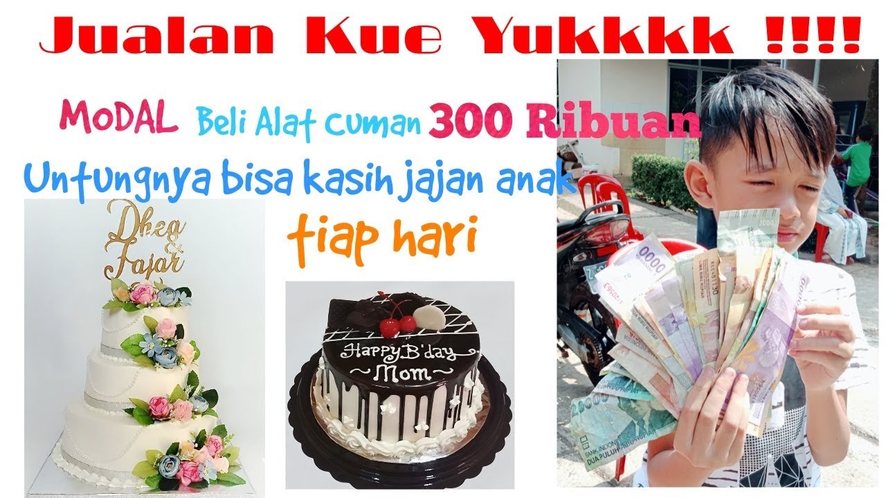IDE USAHA !!!! PERHITUNGAN MEMULAI USAHA KUE ALAT DAN BAHAN - YouTube