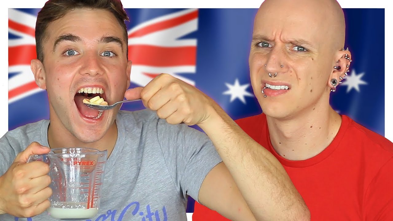 Brits Try Australian Candy & Snacks (ft. Calum McSwiggan) | Roly - YouTube