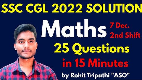 Set-22 | SSC CGL 2022 Tier-1 (7 Dec, 2nd Shift) Maths Solution | Mains वाले Speed में करो 💥