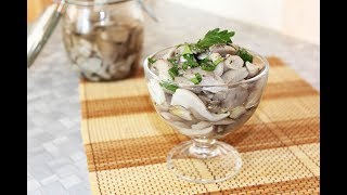 Вешенки соленые. Рецепт вкусной и быстрой грибной закуски.