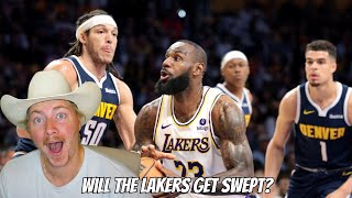 Lebron Getting Swept? Reaction to Los Angeles Lakers vs Denver Nuggets Game 4 Full Highlights