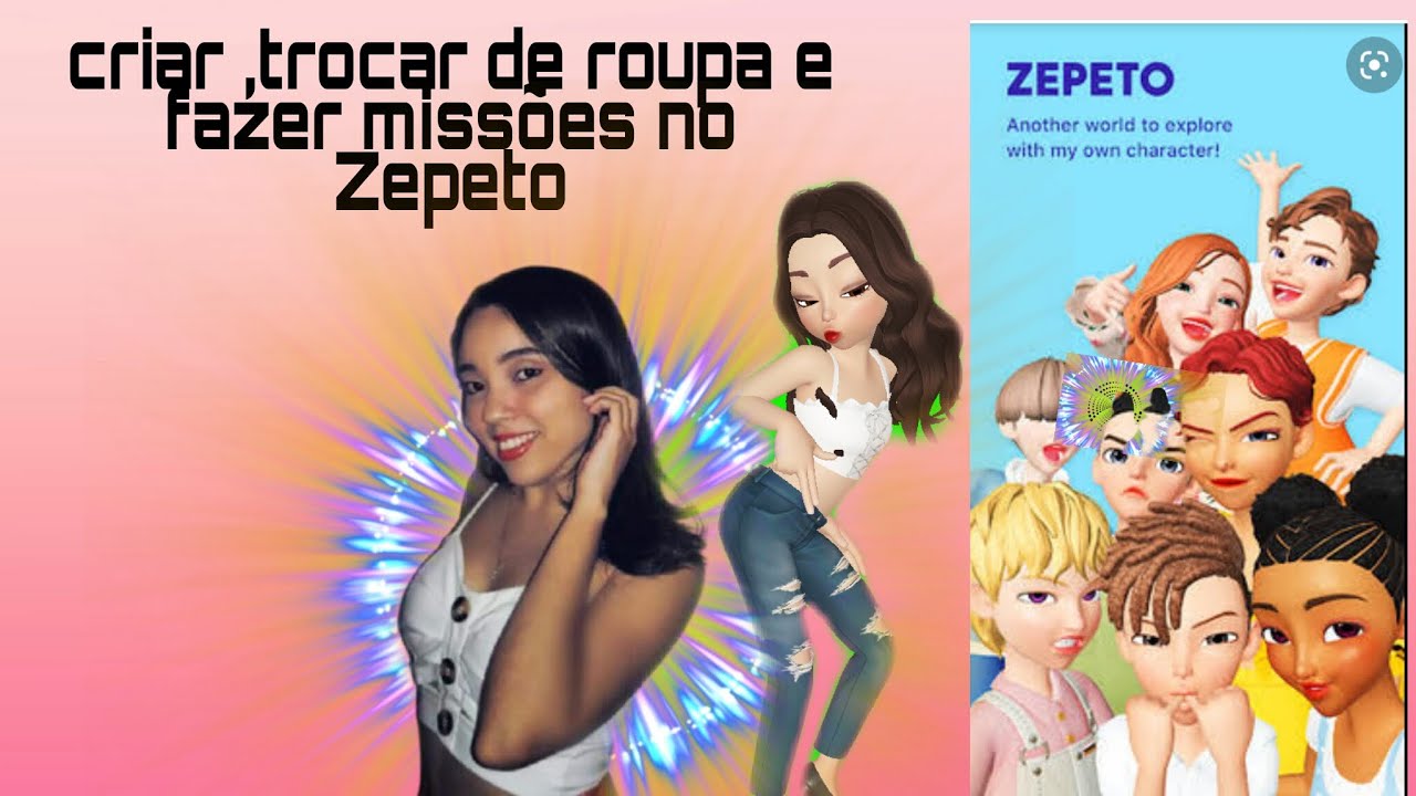 Como criar um personagem no Zepeto + roupas e missões - YouTube