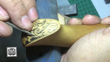 Knife handle carving part 2