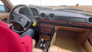 1984 Mercedes 300TD Red Wagon - zero to 60 MPH with traffic