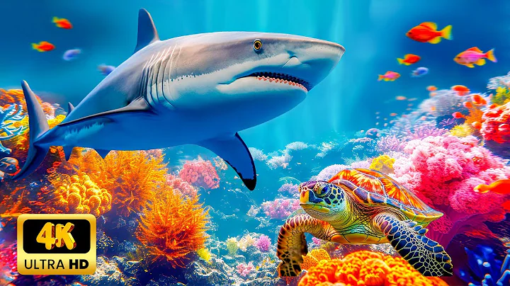 Stunning 4K ULTRA HD Underwater Wonders   Best 4K Sea Animals with Soothing Music