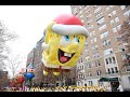 Macy's Parade Balloons: SpongeBob SquarePants (Santa Hat)