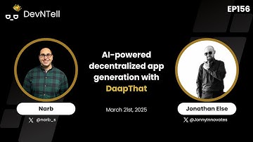 DevNTell - AI-powered decentralized app generation with DappThat