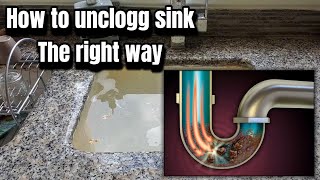 How to unclog a sink, the right way ~ home maintenance