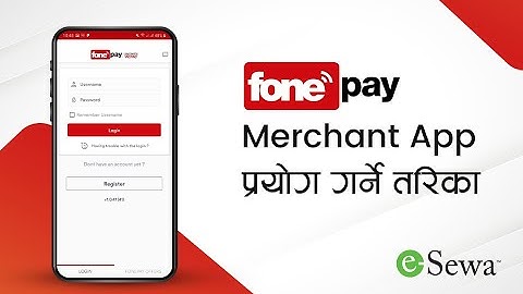 Fonepay Business App Tutorial