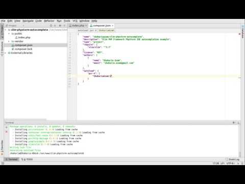 PHP Slim Framework PHPStorm IDE Autocompletion