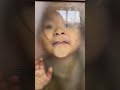 窓変顔 #窓遊び #窓顔 #変顔 #1歳児 #1歳8ヶ月 #かりんちゃん #窓汚め