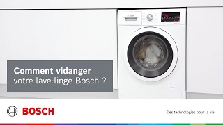 Nettoyer le filtre de vidange du lave-linge Bosch Logixx 6 Performance 1300