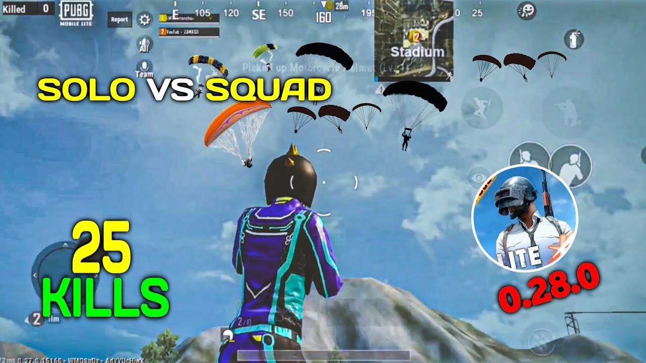 25 KILLS😱 PUBG LITE SOLO VS SQUAD FULL RUSH GAMEPLAY COMEBACK PUBG ...