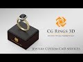 Bague Boule - Bijoux 3D CAO