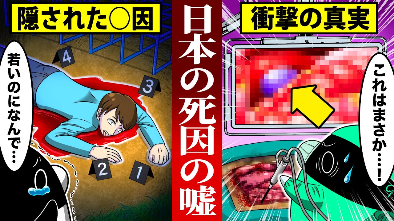 【99%が知らない】 日本の死因が嘘だらけの衝撃の理由【アニメ】