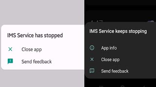 How to Fix Samsung IMS Service has Stopped 2022 | IMS Service Keeps Stopping Problem 2022 screenshot 1