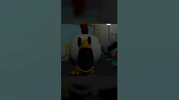 Плачущая курица в ЧИКЕН ГАН #animation #chicken_gun #memes