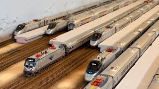Modern 2020’s Ho Scale Amtrak Trains Compilation!
