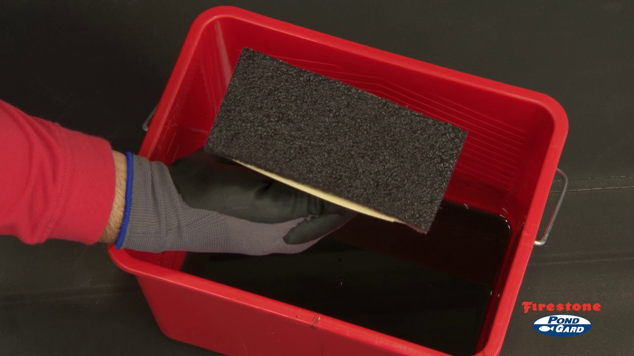 Починка ЭПДМ мембраны с помощью локального шва