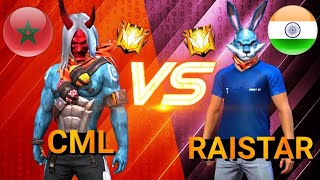 Raistar 🇮🇳 VS CML 🇲🇦 | 1 vs 1 Challenge | CRAZY GAMEPLAY 👽🔥