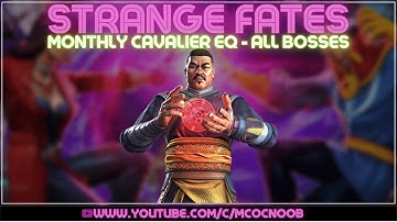 Strange Fates - All Bosses -Cavalier Event Quest- Rintrah - Wong - MCOC - May 2022