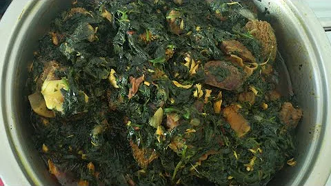 How to cook EFO-RIRO/finger licking VEGETABLE soup #shorts #YouTubeshorts