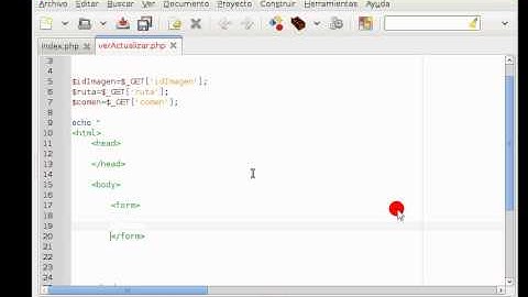 Guardar una Imagen en una Base de Datos con PHP en Linux Parte 3(Actualizar) (Debian)