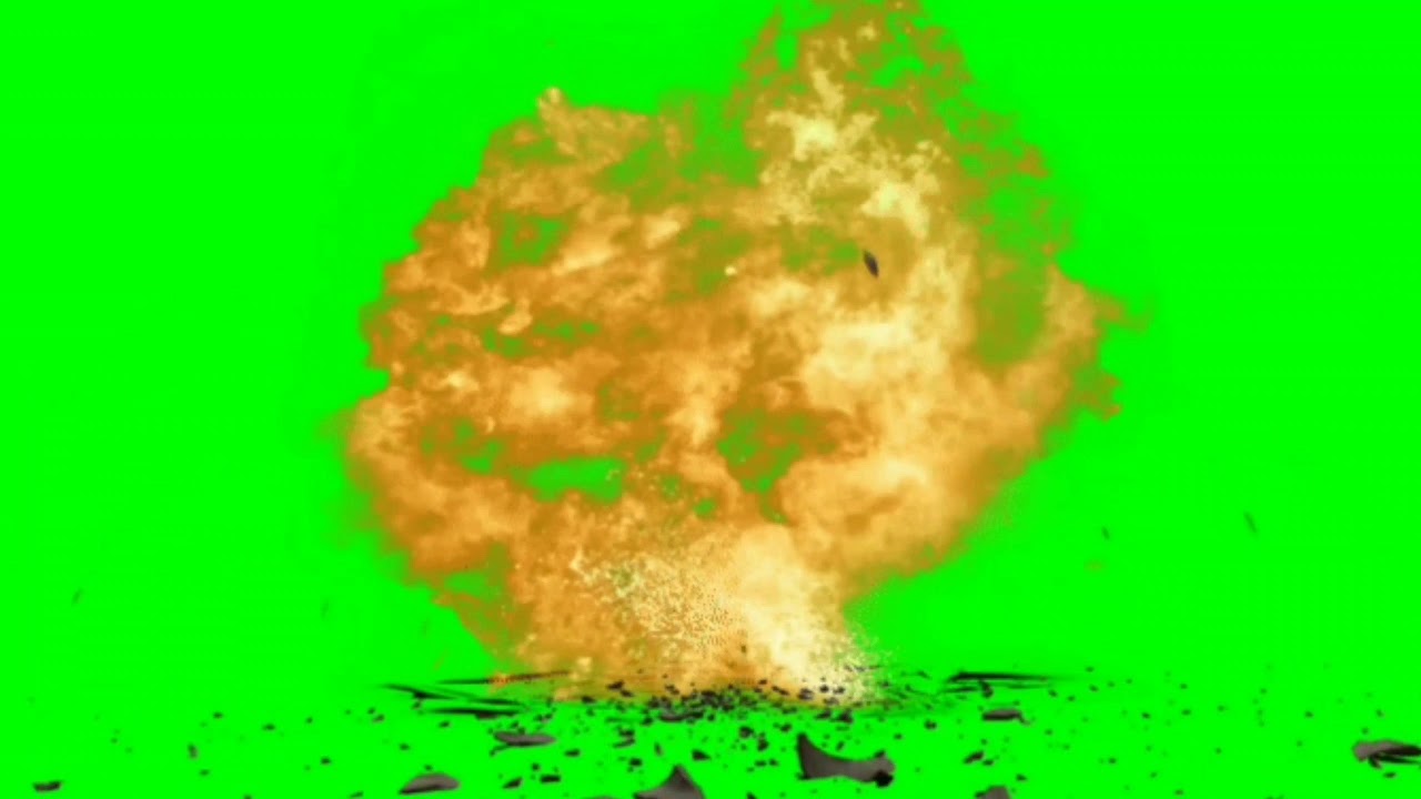 Chroma key bomb blast effect | bomb blast green screen background ...