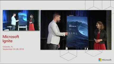 Carillion Communications Ltd extended video of Surface Hub 2 at Ignite 2018