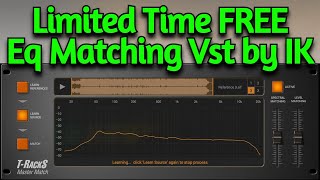 Limited Time FREE EQ Match VST Plugin & Reference Tracks For Mastering - IK Multimedia Master Match