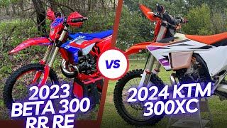 2024 KTM 300 XC vs BETA 300 RR Race Edition #ktm #ktm300TBI #beta300 #beta300rrraceedition