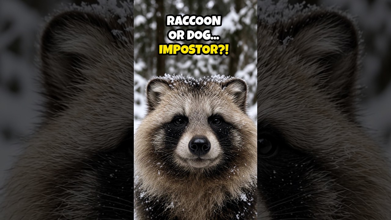 Tanuki Raccon Dog The Raccoon Family Has a Dog Impostor (Meet the Tanuki) #shorts - YouTube