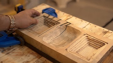 How can make a Bowl without a lathe - Handmade | Three-part wooden serving bowl | #diy #handmade