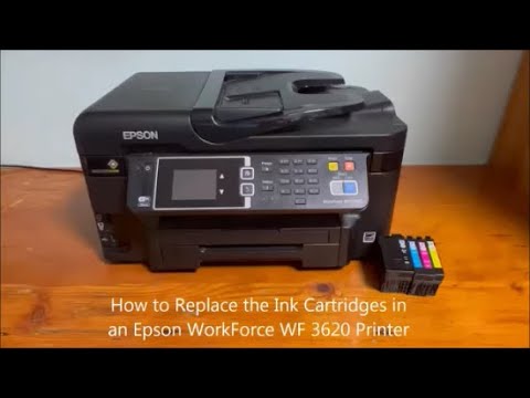 How to Replace the Ink Cartridges in an Epson WorkForce WF 3620 Printer