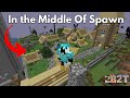 I BUILT A TOWN IN THE MIDDLE OF SPAWN ON 2B2T (Day 7)