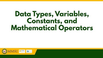 Arduino Tutorial - Data Types, Variables, Constants, and Mathematical Operators