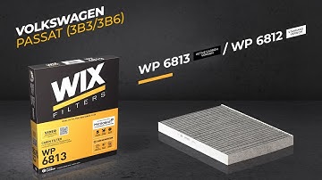 HOW TO REPLACE A WIX FILTERS CABIN FILTER I VOLKSWAGEN PASSAT (3B3/3B6) I WP6813 WP6812