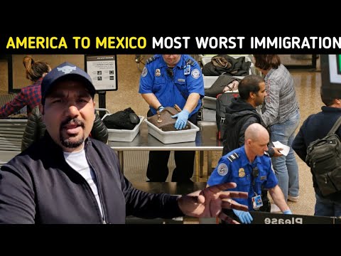 AMERICA To MEXICO MOST WORST IMMIGRATION || Indian in Mexico🇮🇳