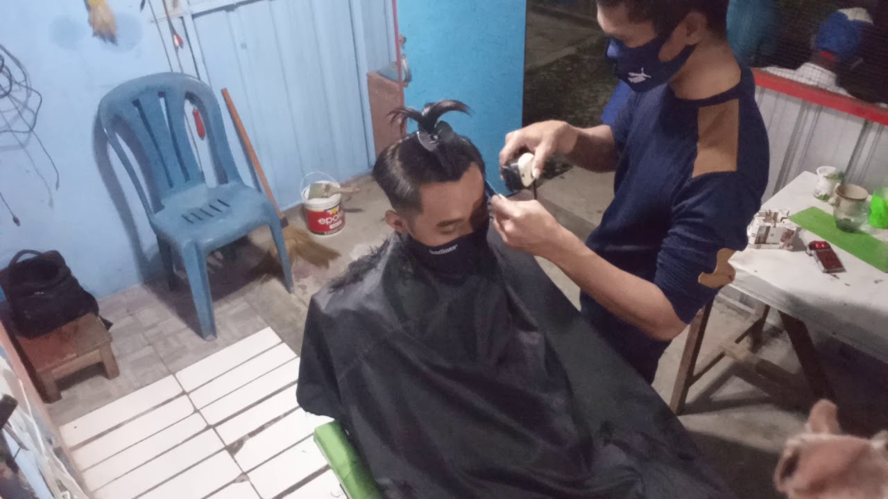 Potong Rambut  Model  Sederhana Mandarin  YouTube