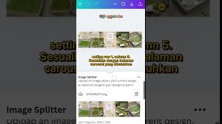 Gimana Cara Potong Carousel Post di Canva ? #carousel #splitimage #canvatutorial #instagram
