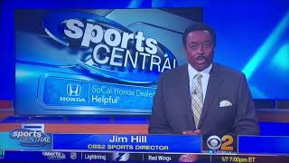 KCBS CBS 2 “Sports Central” Sunday open January 7, 2018