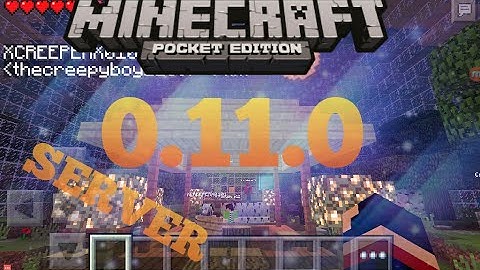 MCPE 0.11.0 Server (android only)