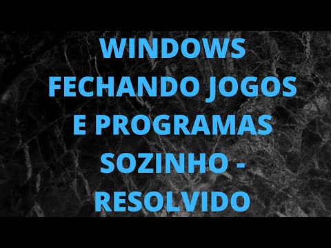 Resolvido - Jogos e programas do PC fechando sozinho