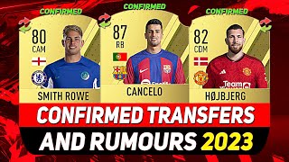 NEW CONFIRMED TRANSFERS & RUMOURS!  ft. CANCELO, SMITH ROWE, HOJBJERG...etc