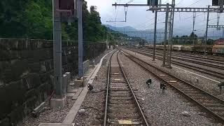 Train Cab Ride Bellinzona  Chiasso Smistamento