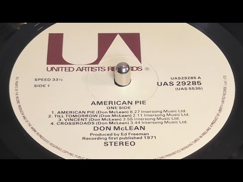 Don McLean American Pie UK(英)盤 LP Stereo don-mclean-american-pie-uk-12-
