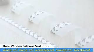 32.8FT Door Weather Stripping Silicone Seal Strip Soundproof Insect Proof by Ali Chen 490 views 3 years ago 23 seconds