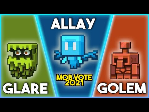 What Did You Vote For? 2021 mob vote: Glare, Allay and Copper Golem! -  Minecraft Mods - CurseForge